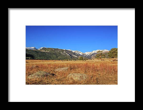  Framed Print featuring the photograph Moraine Park in Rocky Mountain National Park #1 by Peter Ciro