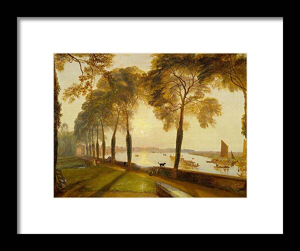Animal Framed Print featuring the painting Mortlake Terrace #1 by JMW Turner