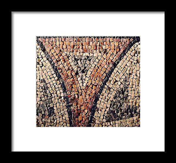 Mosaic Detail Framed Print featuring the photograph Mosaic detail by Sandy Taylor