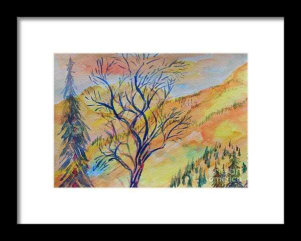 Mount Ogden Framed Print featuring the painting Mount Ogden #2 by Walt Brodis