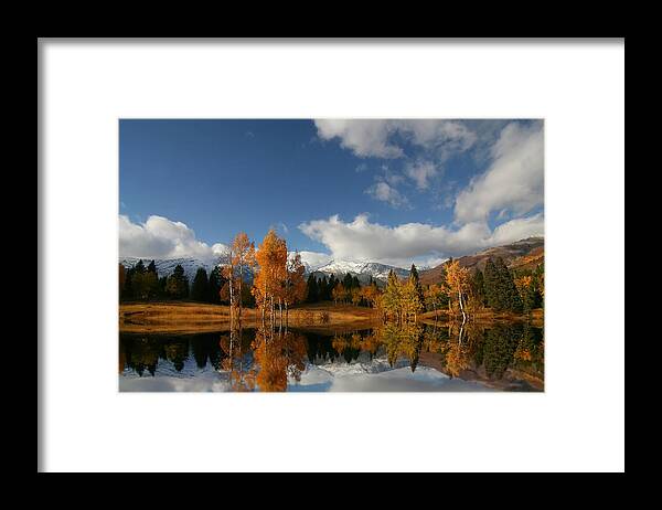 Autumn Framed Print featuring the photograph Mountain Splender 45 by Mark Smith