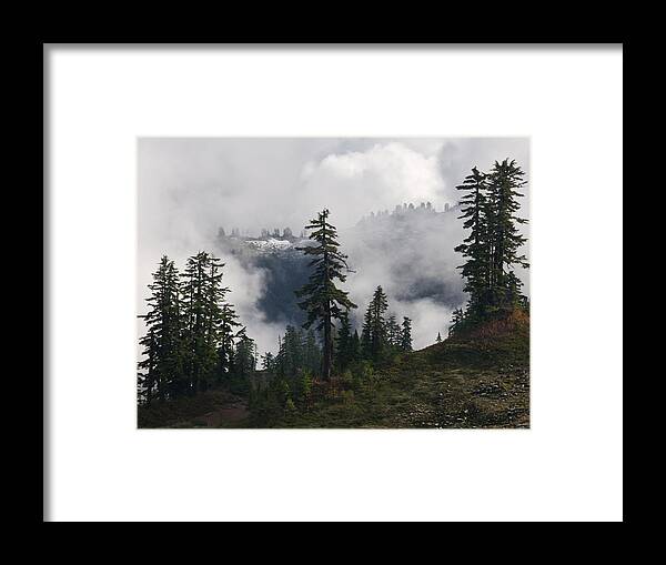 Ridge Framed Print featuring the photograph Mt Shuksan and Ridgeline 2283 #2 by Bob Neiman