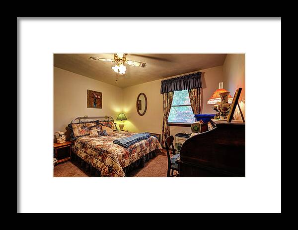 Real Estate Photography Framed Print featuring the photograph Mt Vernon BR 2 #1 by Jeff Kurtz