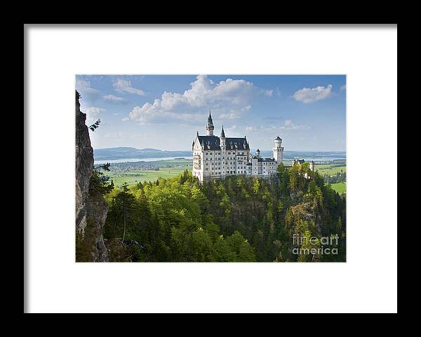 Bavaria Framed Print featuring the photograph Neuschwanstein Castle #1 by Andrew Michael