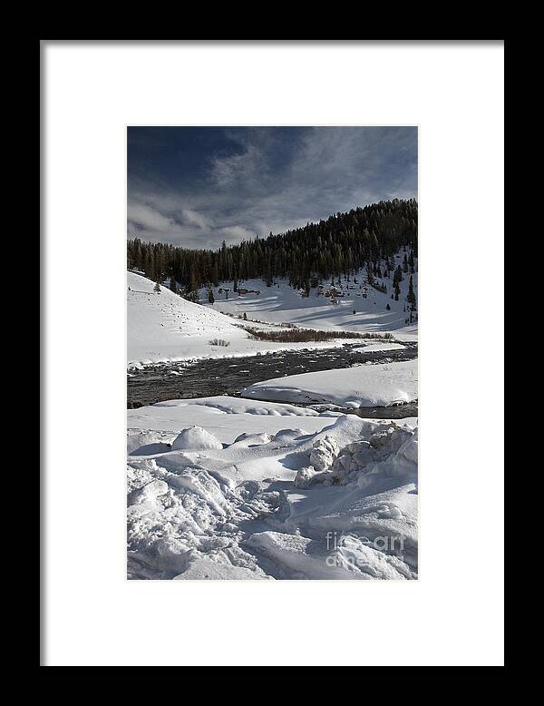 Yellowstone Framed Print featuring the photograph North of Yellowstone #1 by Cindy Murphy - NightVisions