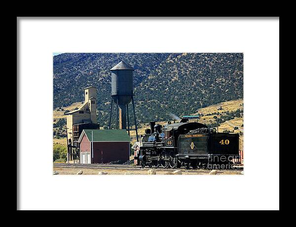 Trains Framed Print featuring the photograph Northern Nevada #1 by Douglas Miller