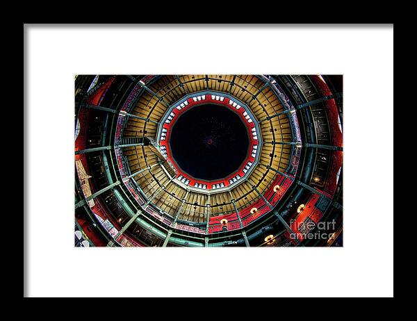 Historic Buildings Framed Print featuring the photograph Nott Looking Up by Neil Shapiro