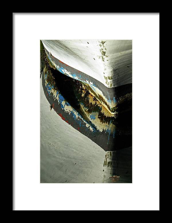 Boat Framed Print featuring the photograph Old Boat #1 by Inge Riis McDonald
