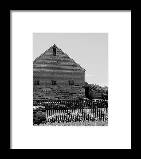 Connecticut Framed Print featuring the photograph Old Barn by Corinne Rhode