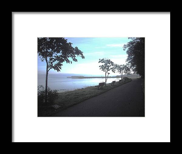 Port Angeles Framed Print featuring the photograph Olympic Discovery Trail Port Angeles by Kelly Manning
