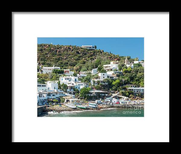 Activities Framed Print featuring the photograph Panarea #2 by Rod Jones