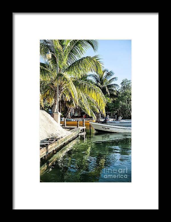 Belize Framed Print featuring the photograph Patty Lou #2 by Lawrence Burry