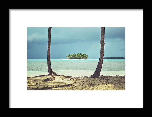 Adventure Framed Print featuring the photograph Perfect tropical paradise islands with turquoise water and white sand #1 by Srdjan Kirtic