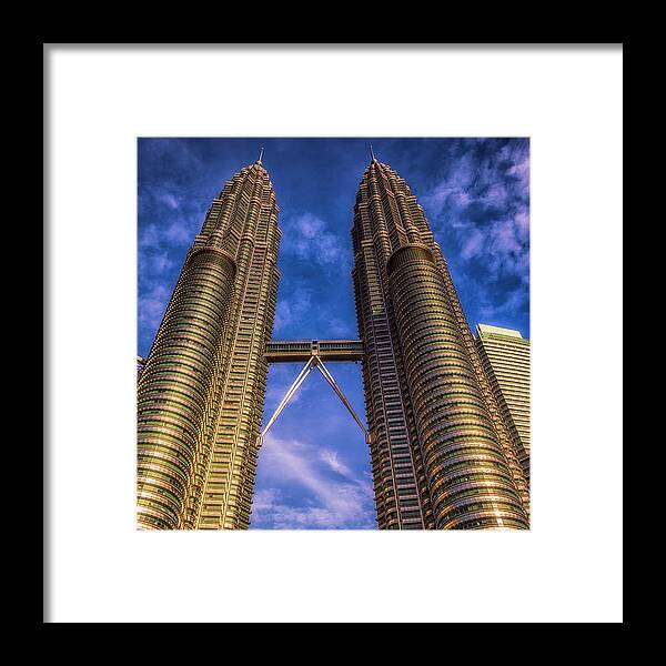 Petronas Towers Framed Print featuring the photograph Petronas tower #2 by Jijo George