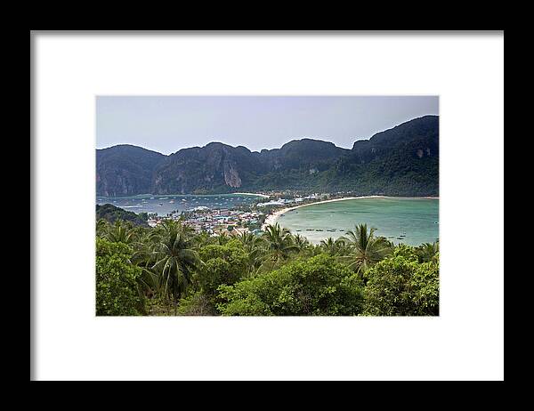 Phi-phi Isalnds Framed Print featuring the photograph Phi-Phi Don Viewpoint #1 by Aivar Mikko