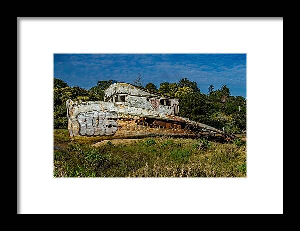 The Pt Reyes Framed Print featuring the photograph Port Side Of The Pt Reyes by Bill Gallagher