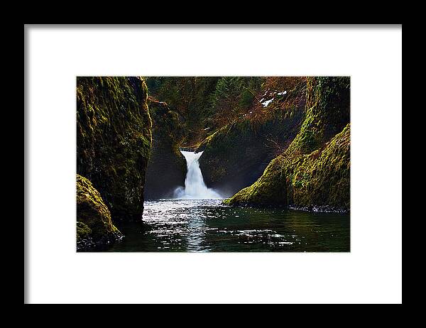 Water Framed Print featuring the photograph Punchbowl Falls II by John Christopher