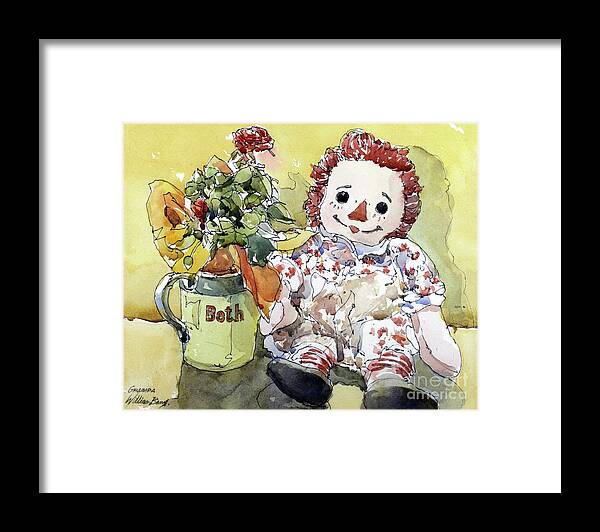 Still Life Framed Print featuring the painting Raggedy by William Band