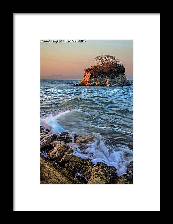 Rocks Framed Print featuring the photograph Rat Rock Island #1 by Janet Kopper