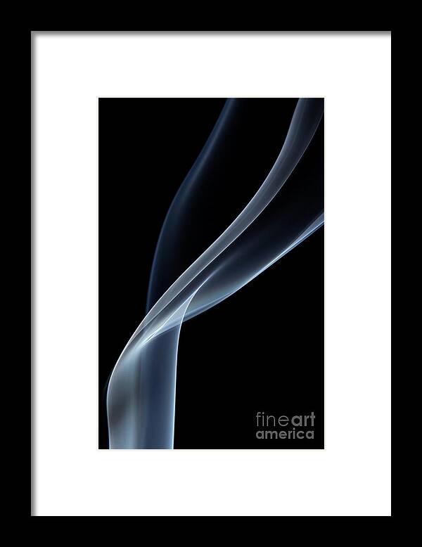 Smoke Framed Print featuring the photograph Rising Smoke #1 by Michal Boubin