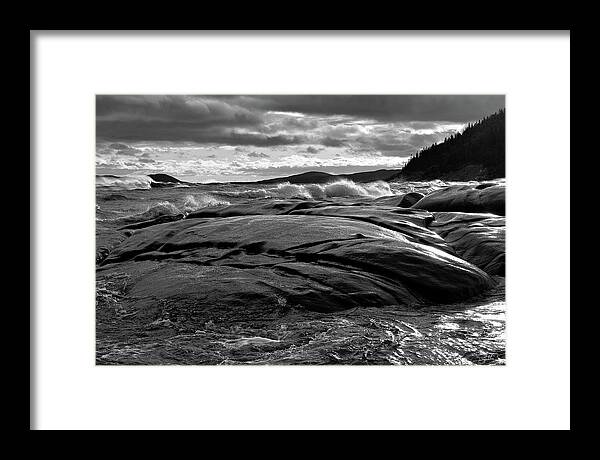 Water Framed Print featuring the photograph Rising Storm by Doug Gibbons