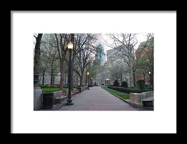 Rittenhouse Framed Print featuring the photograph Rittenhouse Square in the Morning #1 by Bill Cannon