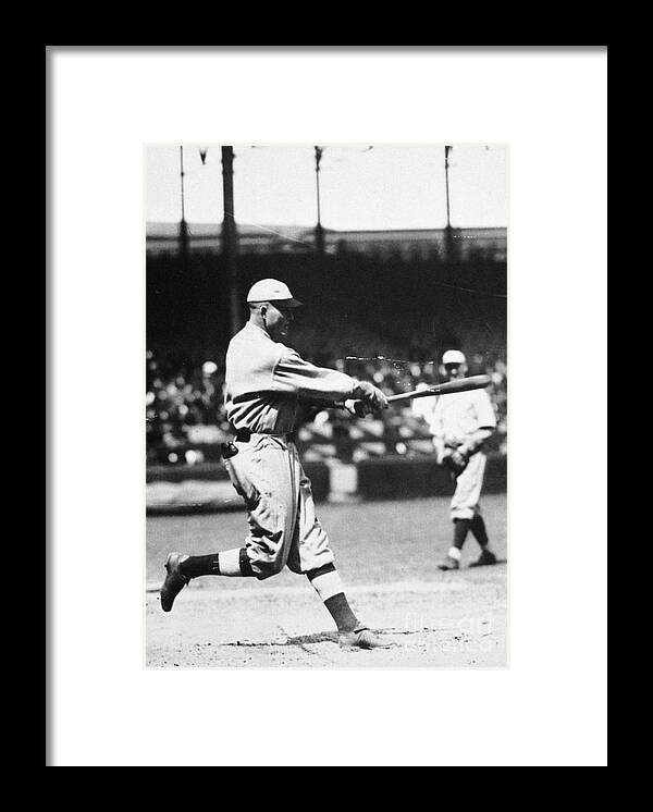 20th Century Framed Print featuring the photograph Rogers Hornsby (1896-1963) #1 by Granger
