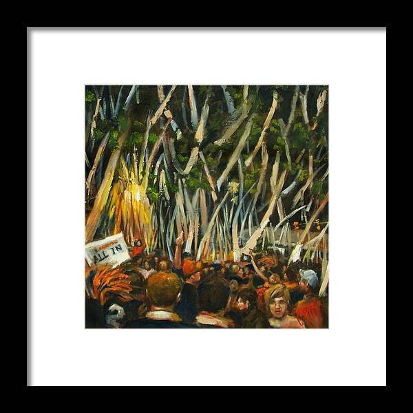 Auburn Framed Print featuring the painting Rolling Toomers #1 by Carole Foret