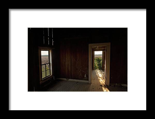 Cotton Framed Print featuring the photograph Room with a View #2 by Eilish Palmer
