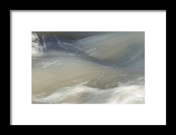 Water Framed Print featuring the photograph Rushing River #2 by Michelle Cyr