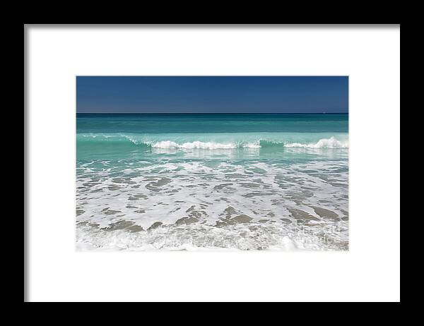 Sea Framed Print featuring the photograph Sea foam production #1 by Aiolos Greek Collections