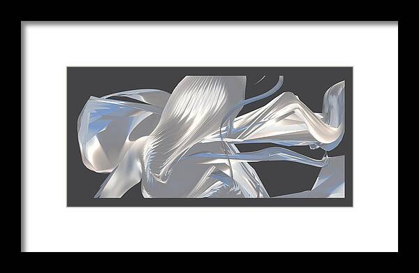 She Framed Print featuring the digital art She #1 by Steven Lebron Langston