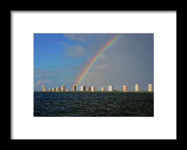 Rainbow Framed Print featuring the photograph 1- Singer Island by Rainbows
