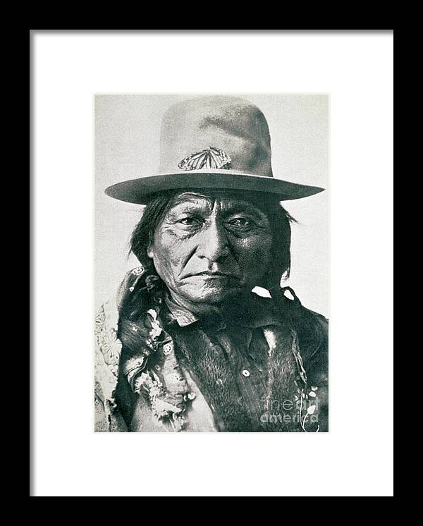 Sitting Bull Framed Print featuring the photograph Sitting Bull by American School