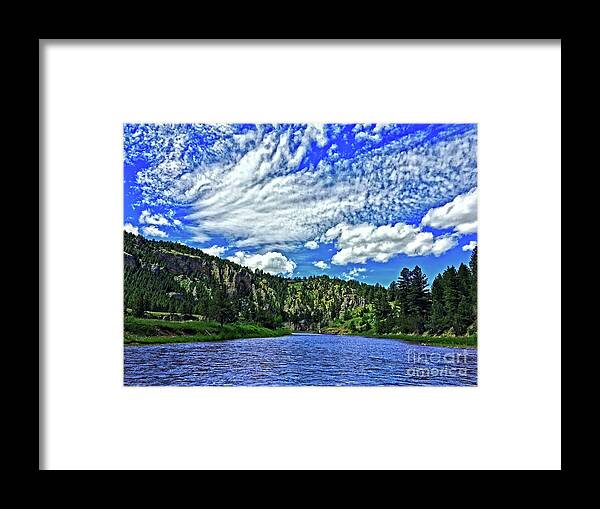 Smith River Montana Framed Print featuring the photograph Smith River Montana #2 by Joseph J Stevens