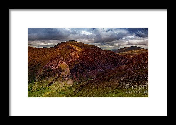 Landscape Framed Print featuring the photograph Snowdonia #2 by Roger Lighterness