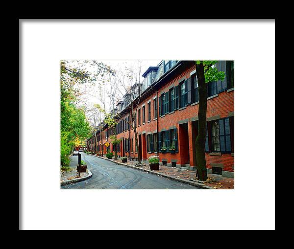 Boston Framed Print featuring the photograph South End - Boston #1 by Christopher Brown