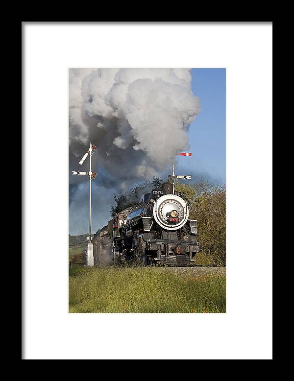 Railroad Framed Print featuring the photograph Southern Pacific 2472 #3 by Rick Pisio
