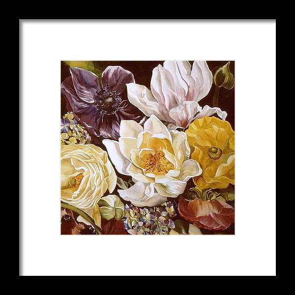 Spring Framed Print featuring the painting Spring Bouquet #3 by Alfred Ng