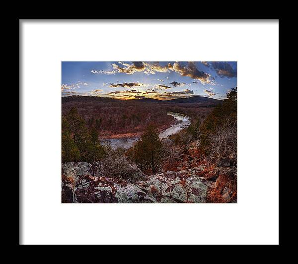 River Framed Print featuring the photograph St. Francis River by Robert Charity