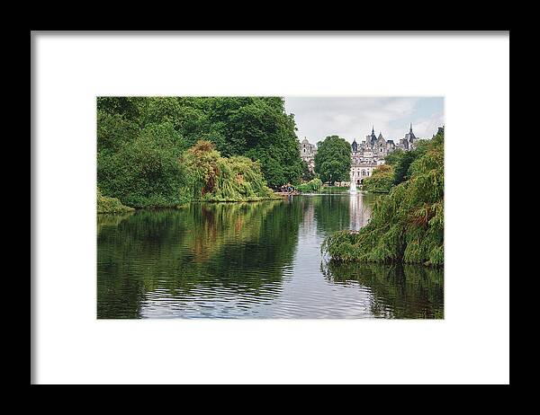 London Eye Framed Print featuring the photograph St James Park #1 by Shirley Mitchell