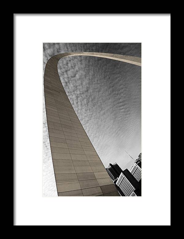 Arch Framed Print featuring the photograph St. Louis Arch #1 by Ryan Heffron