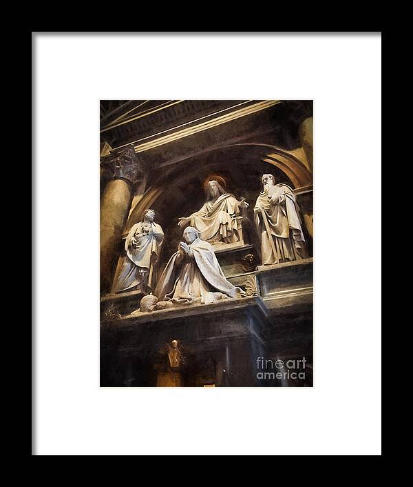 Interior Framed Print featuring the photograph St Peter's Basilica #1 by HD Connelly
