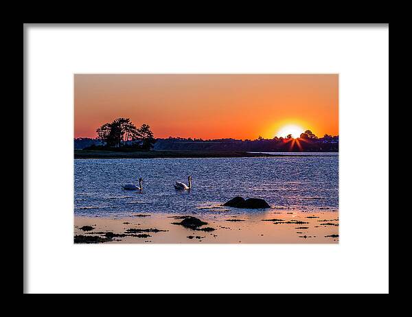 Sunrise Framed Print featuring the photograph Sunrise #1 by Elmer Jensen