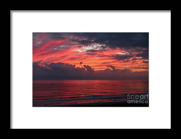 Beach Framed Print featuring the photograph Sunrise #2 by Les Greenwood