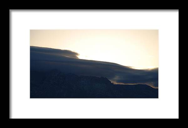 Sunrise Framed Print featuring the photograph SUNRISE OVER THE SANDIAs #1 by Rob Hans