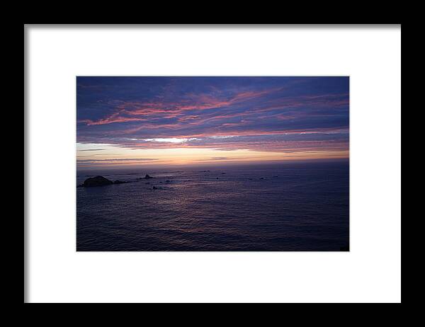 Sunset Framed Print featuring the photograph Sunset at Simpson Beach #1 by Beth Collins