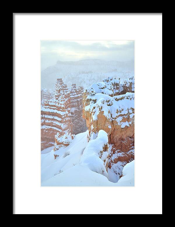 Bryce Canyon National Park Framed Print featuring the photograph Sunset Point Sunrise #2 by Ray Mathis