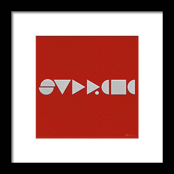'abstracts Plus' By Serge Averbukh Framed Print featuring the photograph Supreme Being Embroidered Abstract - 2 of 5 #1 by Serge Averbukh