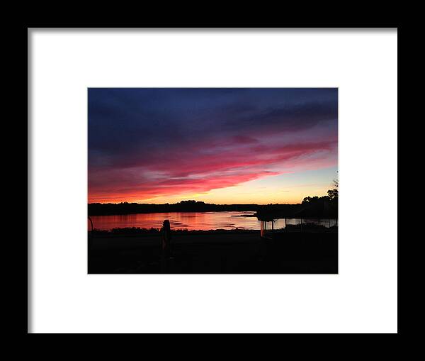 Sunset Framed Print featuring the photograph Susquehanna Sunset #2 by Jean Macaluso